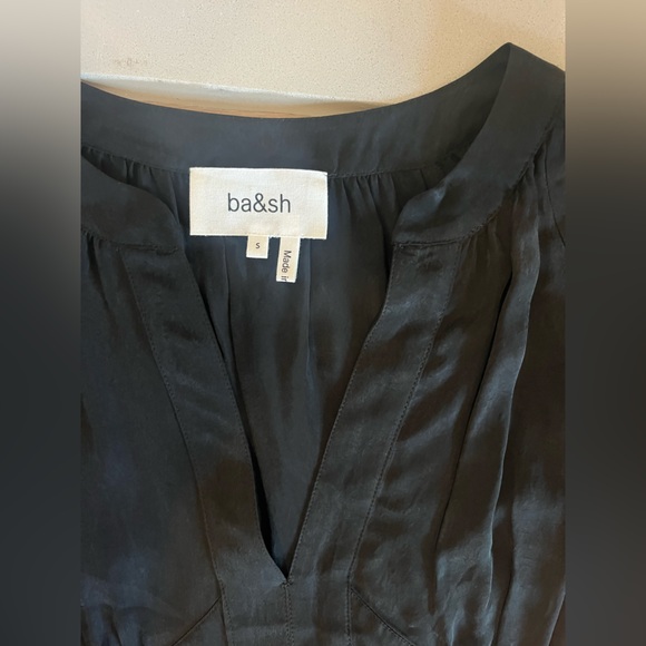 Ba&sh black midi dress size small - Picture 3 of 8